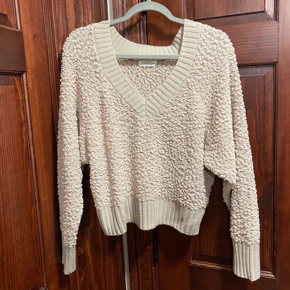 Tan Fuzzy Sweater